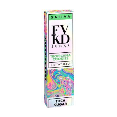 FVKD THCA SUGAR SATIVA "Tropicana Cookies" 3.5g Disposable Vape.