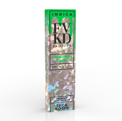 FVKD THCA ROSIN INDICA "Forbidden Fruit" 3.5g Disposable Vape.