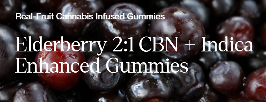 WYLD "Elderberry Sleep" Indica enhanced Gummy 10ct