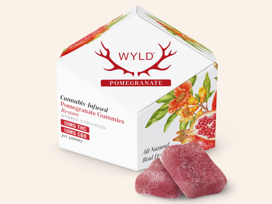 WYLD "Pomegranate Restore" Hybrid Gummy 10ct